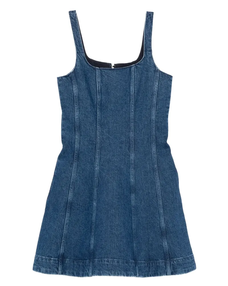 Maje Jeanskleid mit eckigem Ausschnitt - Blau Blau