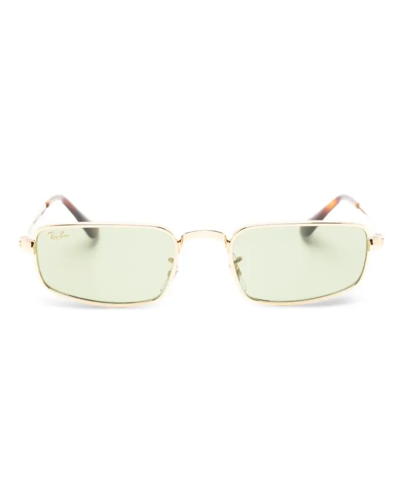 Ray Ban Rocky Sonnenbrille mit eckigem Gestell - Gold Gold