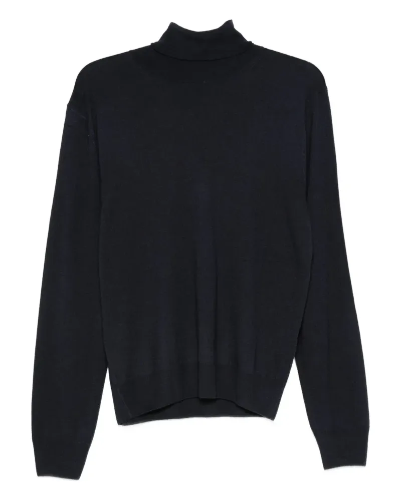 Canali Pullover mit Rollkragen - Schwarz Schwarz