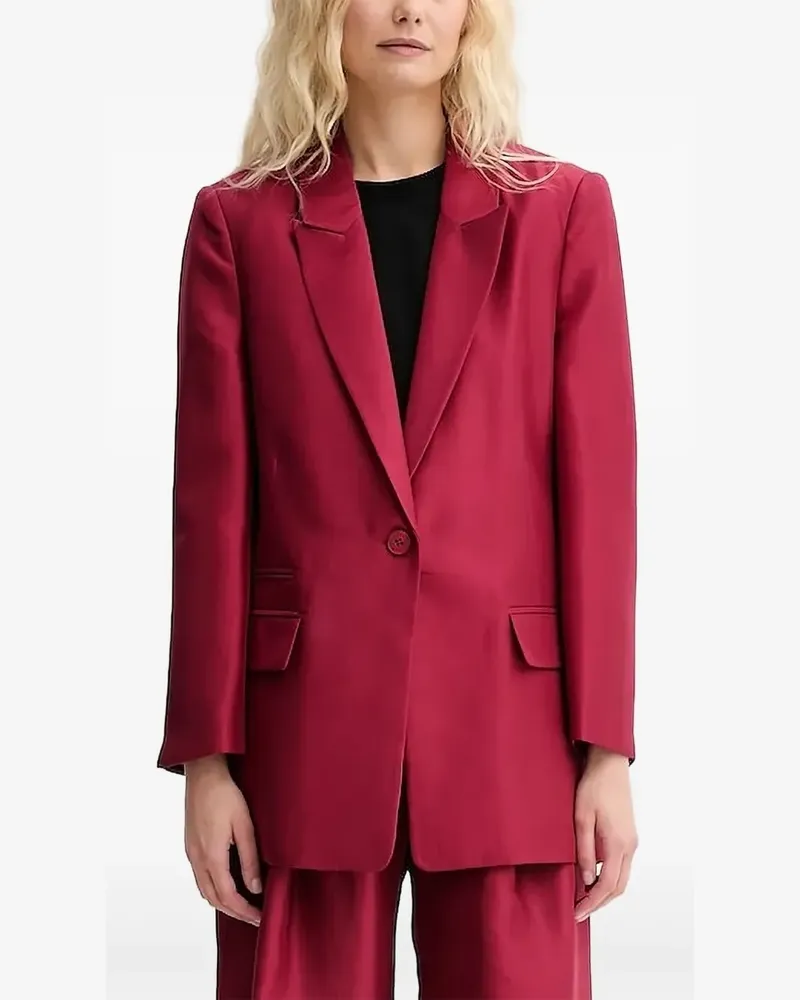 MUNTHE Einreihiger Patton Blazer - Rot Rot