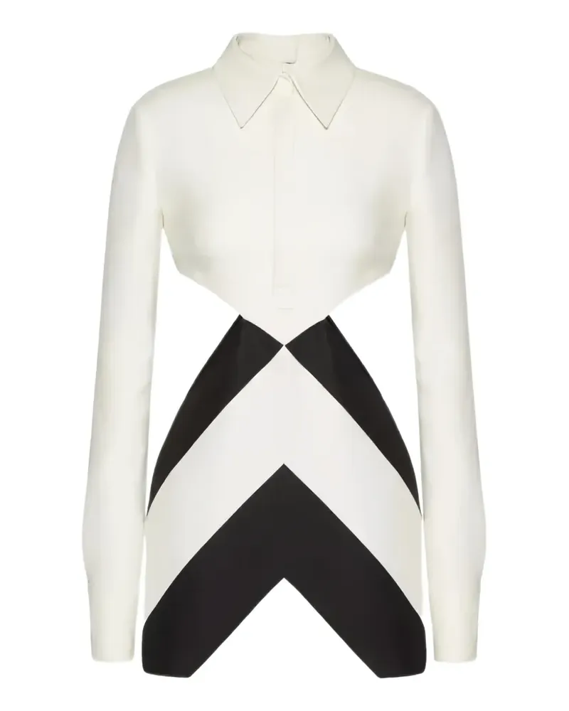 Valentino Garavani Strhype Crepe Couture mini dress - Weiß Weiß