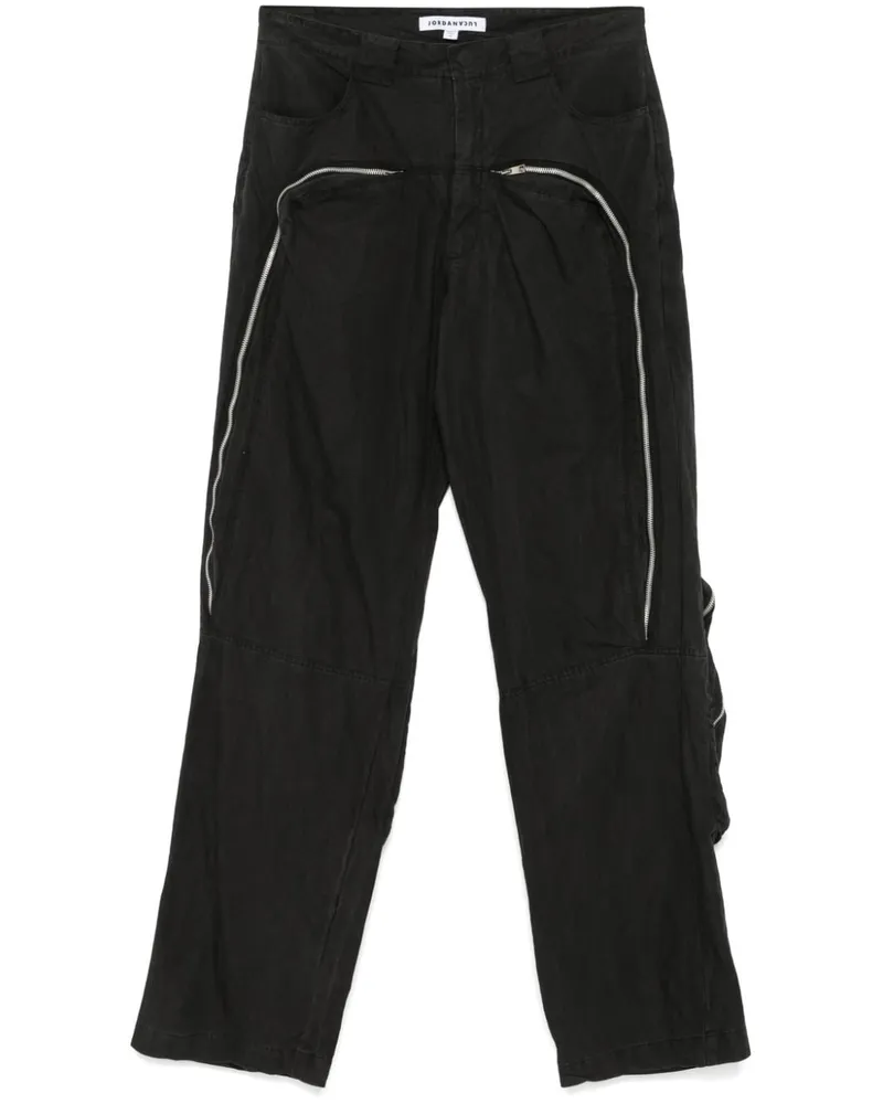 JORDANLUCA Voltage Cargohose - Schwarz Schwarz