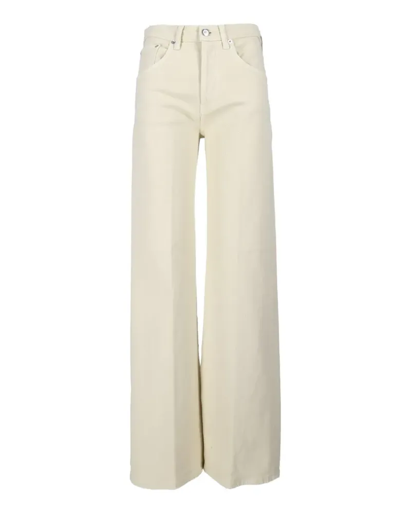 Dondup Jacklyn Jeans mit weitem Bein - Nude Nude