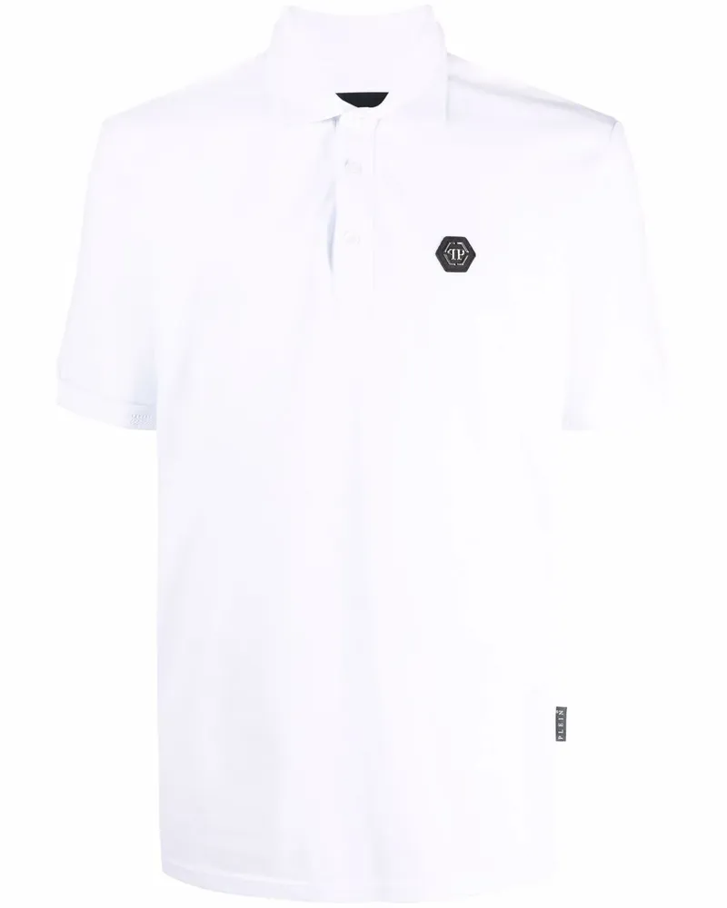 Philipp Plein Iconic Plein Poloshirt - Weiß Weiß