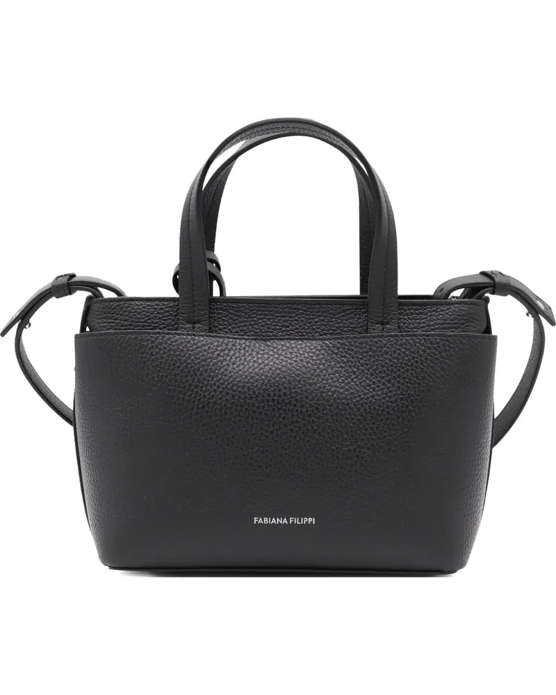 Fabiana Filippi Handtasche aus Leder - Schwarz Schwarz
