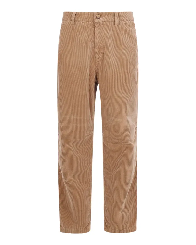 Brunello Cucinelli Stückgefärbte Hose aus Baumwoll-Cord - Braun Braun