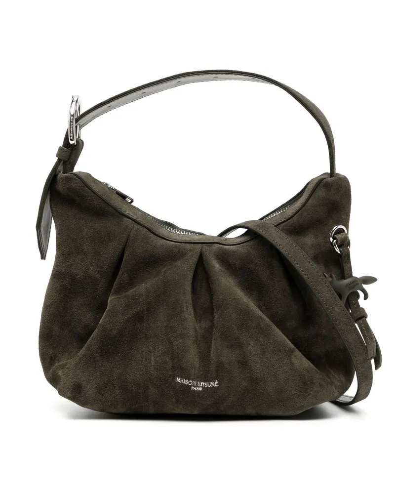 Kitsuné Bloom Schultertasche - Grün Grün