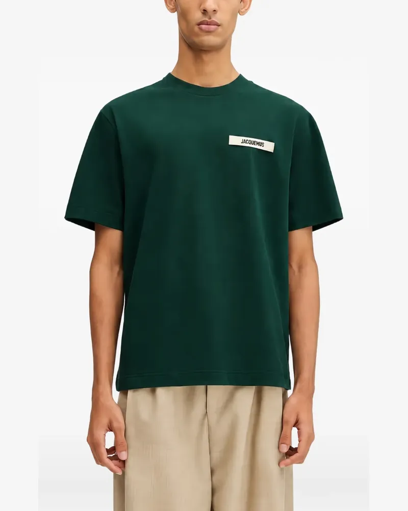 Jacquemus Gros Grain T-shirt - Grün Grün