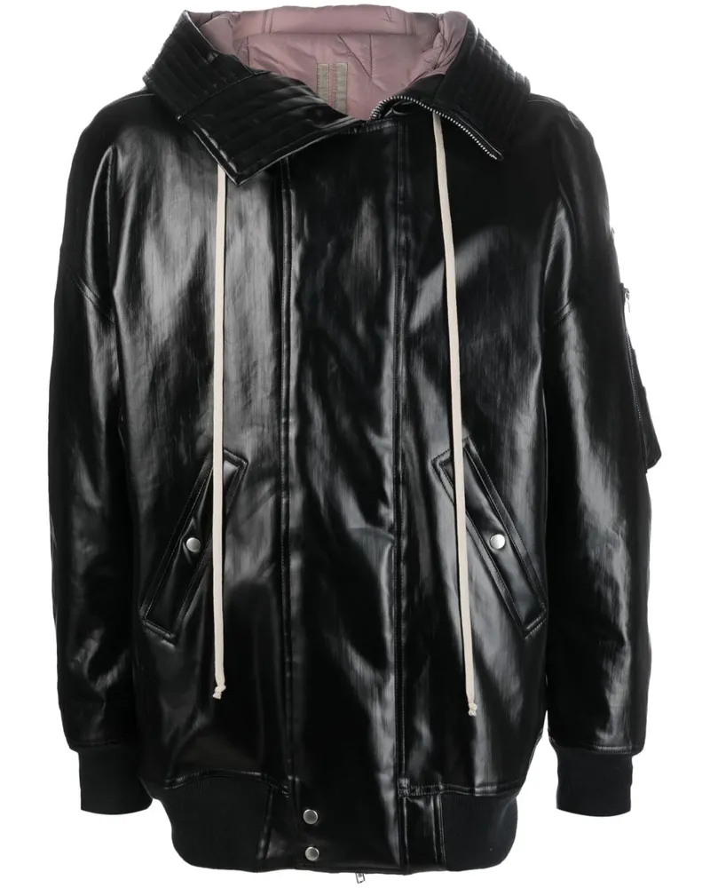 Rick Owens Bomberjacke im Oversized-Look - Schwarz Schwarz
