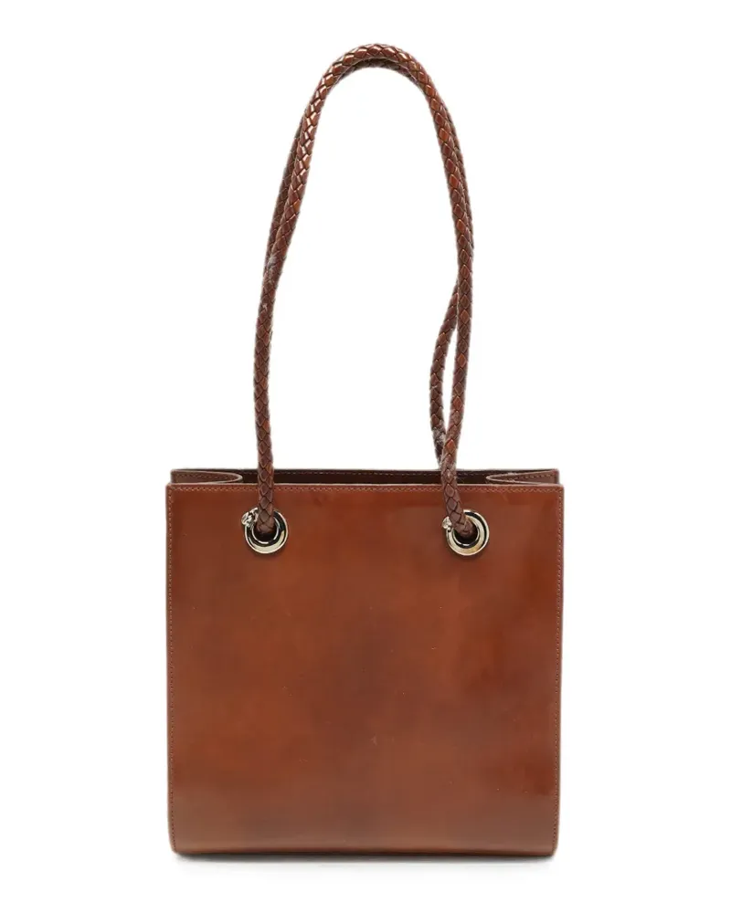 Cartier Panthère braided handle tote bag - Braun Braun