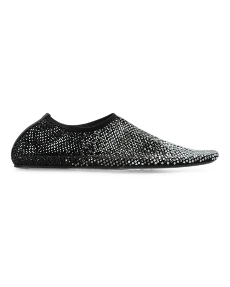 Christopher Esber Minette Ballerinas mit Kristallen - Schwarz Schwarz