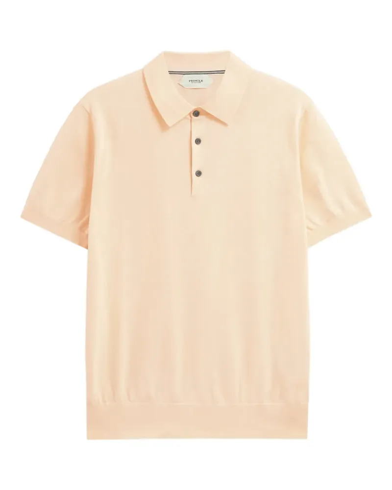 Pringle of Scotland Gestricktes Poloshirt - Nude Nude