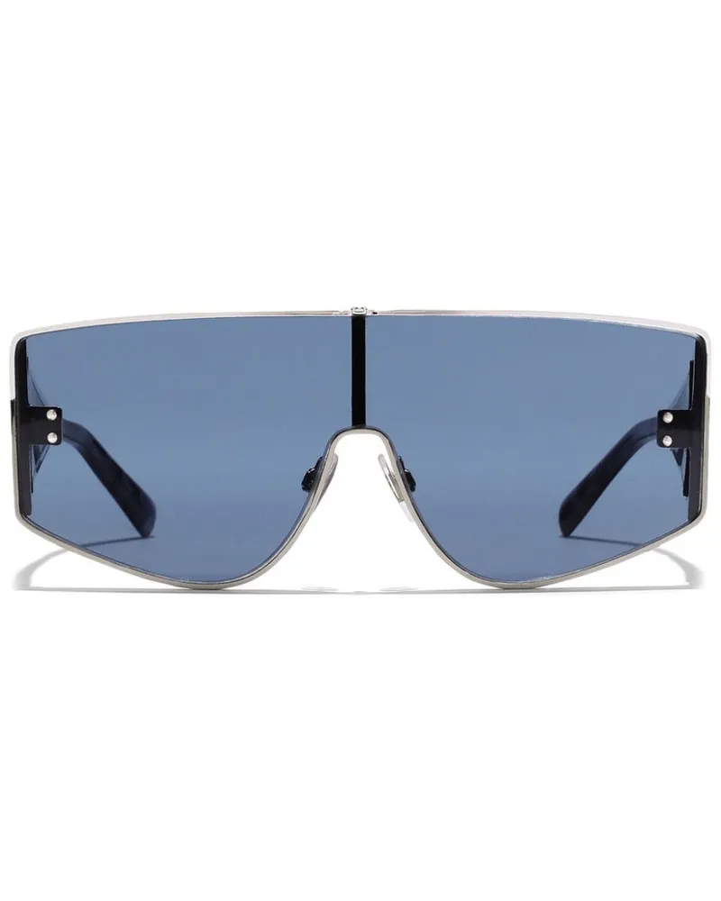 Dolce & Gabbana Occhiale Sonnenbrille mit geometrischem Gestell - Silber Silber