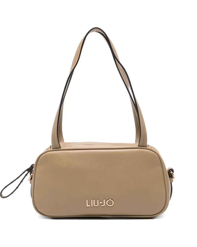 Liu Jo Schultertasche mit Logo - Braun Braun