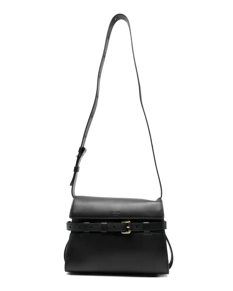 Moschino buckle-strap crossbody bag - Schwarz Schwarz