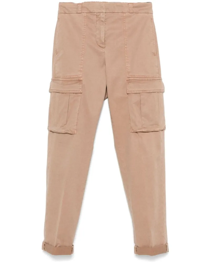 Peserico Cargohose mit Tapered-Bein - Nude Nude
