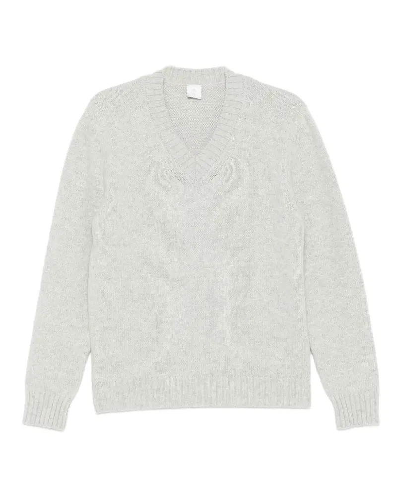 Eleventy Pullover mit V-Ausschnitt - Grau Grau
