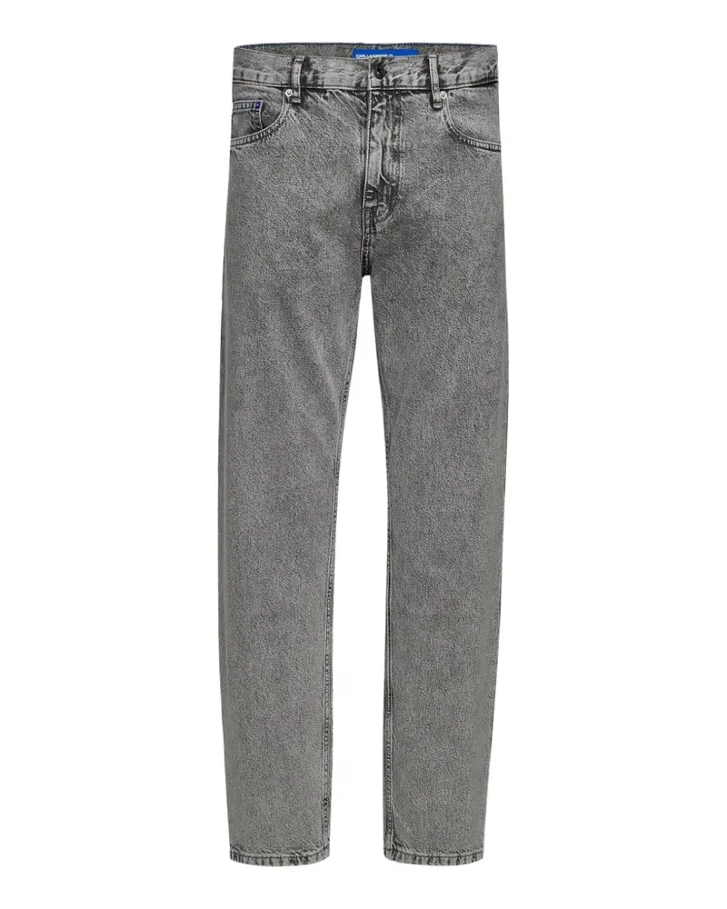 Karl Lagerfeld acid-wash tapered jeans - Grau Grau