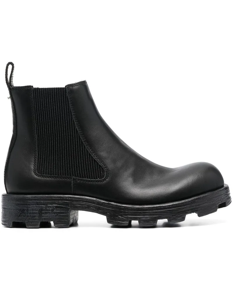 Diesel Klassische Chelsea-Boots - Schwarz Schwarz