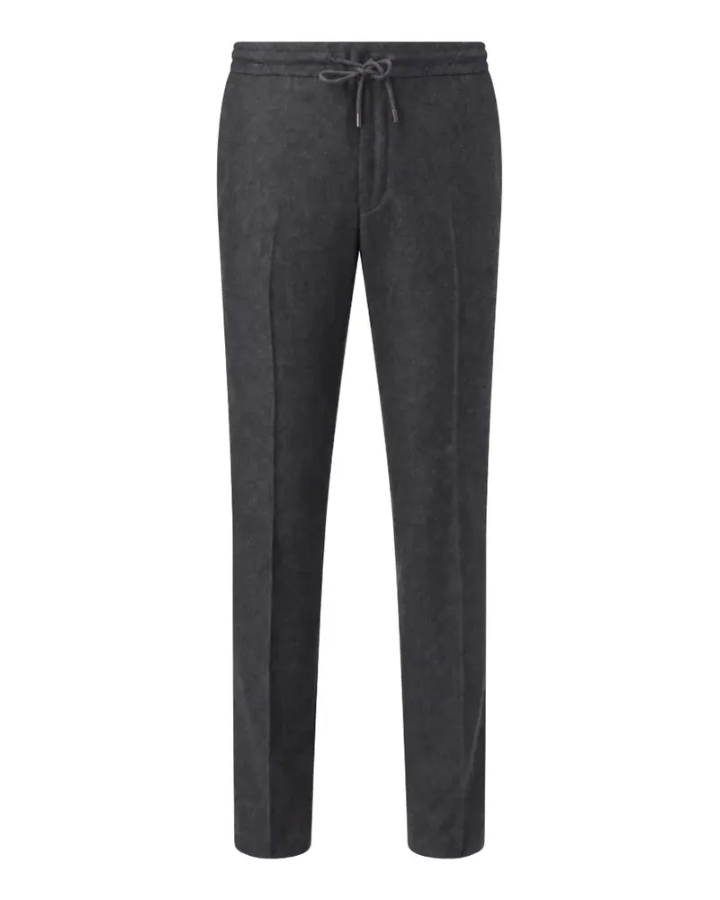 Slowear drawstring pressed-crease trousers - Grau Grau