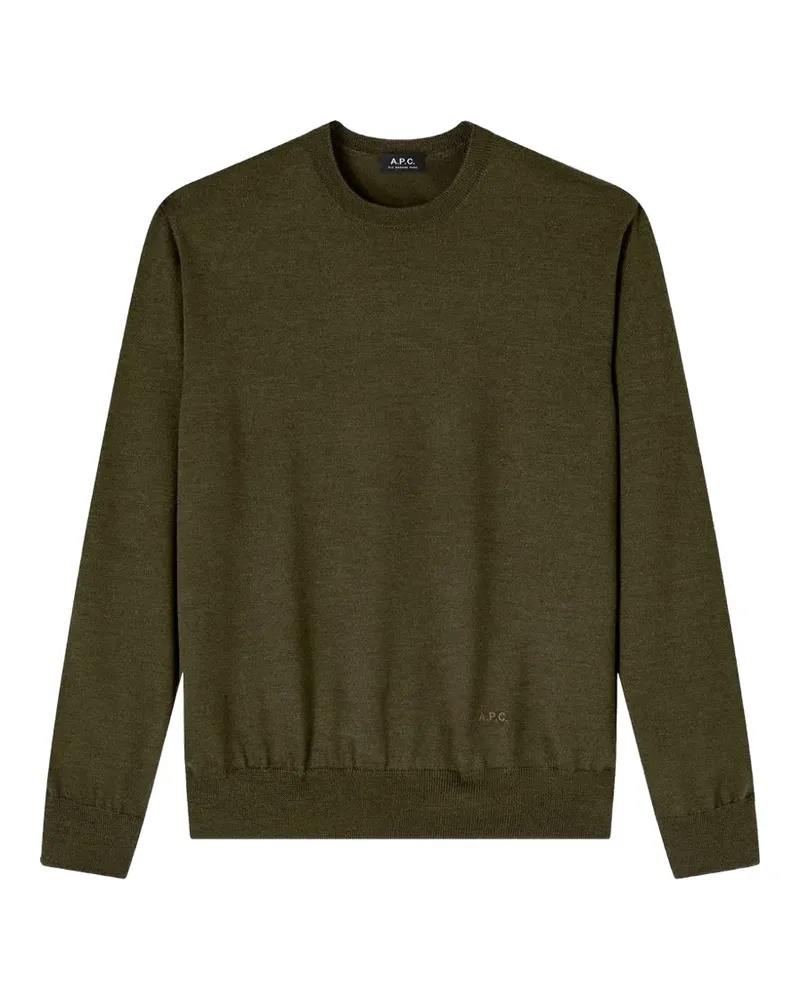 A.P.C. Klassischer Pullover - Grün Grün