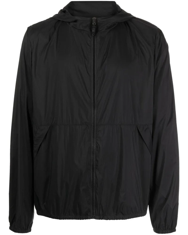 James Perse Windbreaker mit Reißverschluss - Schwarz Schwarz
