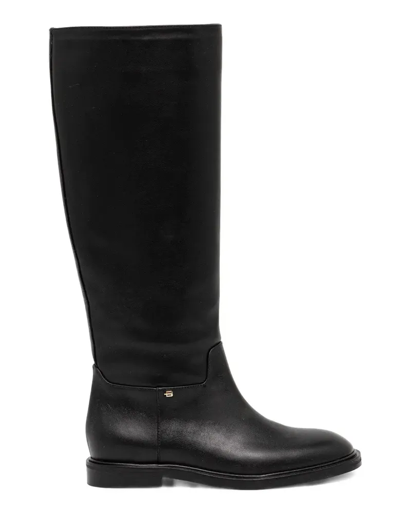 Baldinini leather knee-high boots - Schwarz Schwarz