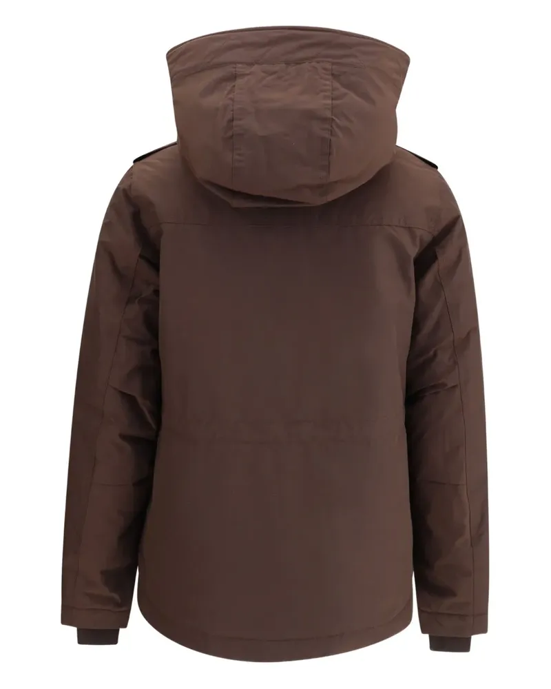 Woolrich Gefütterte Kapuzenjacke - Braun Braun