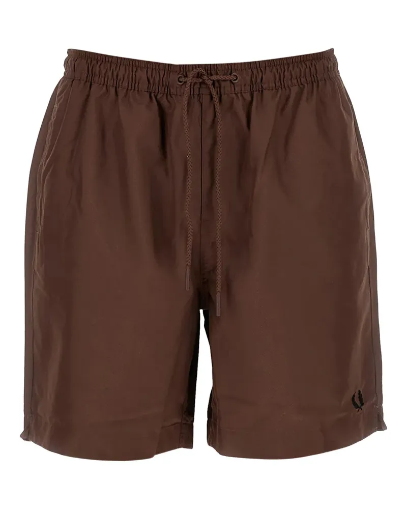 Fred Perry Badeshorts mit Logo - Braun Braun