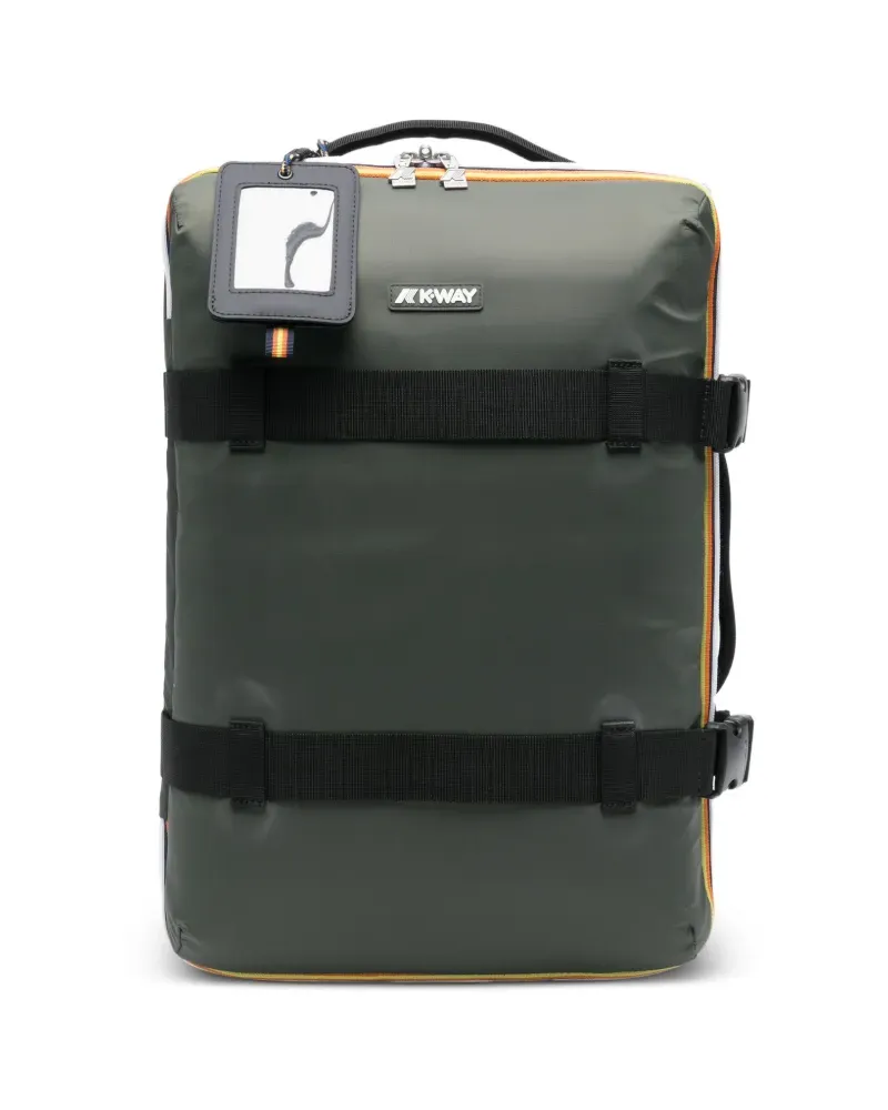K-Way Blossac Reisetasche mit Logo-Patch - Grün Grün