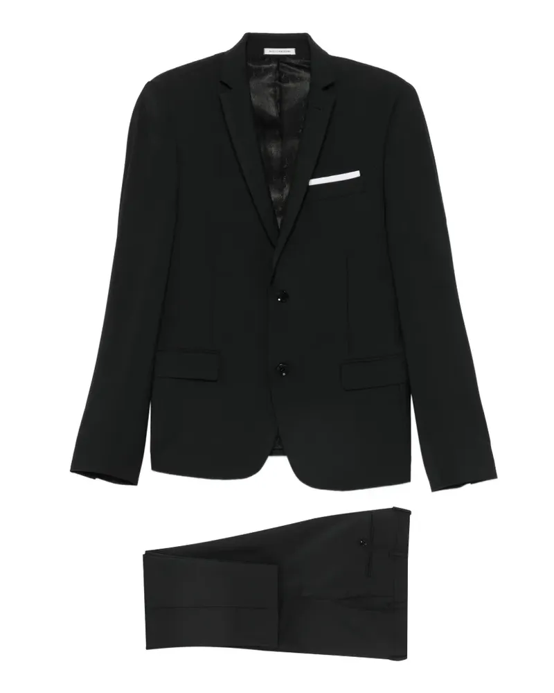 Daniele Alessandrini single-breasted suit - Schwarz Schwarz