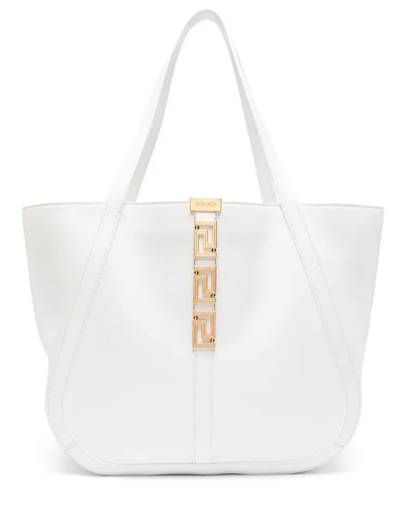 Versace Großer Greca Goddess Shopper Weiß