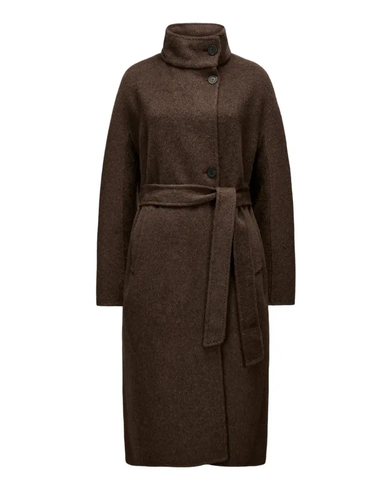 Arma Bodhi Wollmantel mit Gürtel - Braun Braun