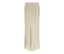 asymmetric flared skirt - Nude