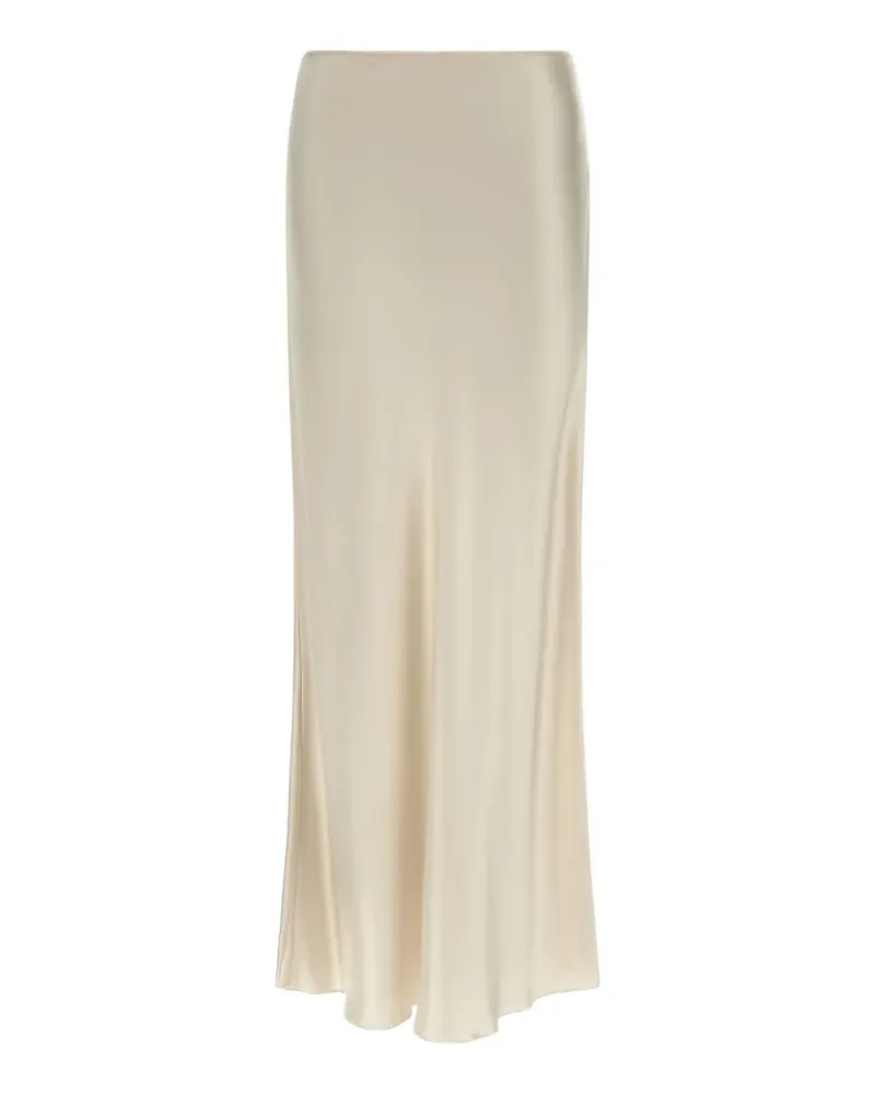 Fabiana Filippi asymmetric flared skirt - Nude Nude