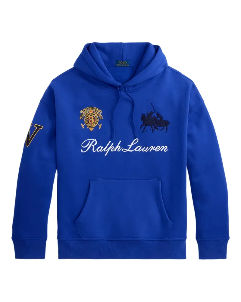 Ralph Lauren embroidered hoodie - Blau Blau