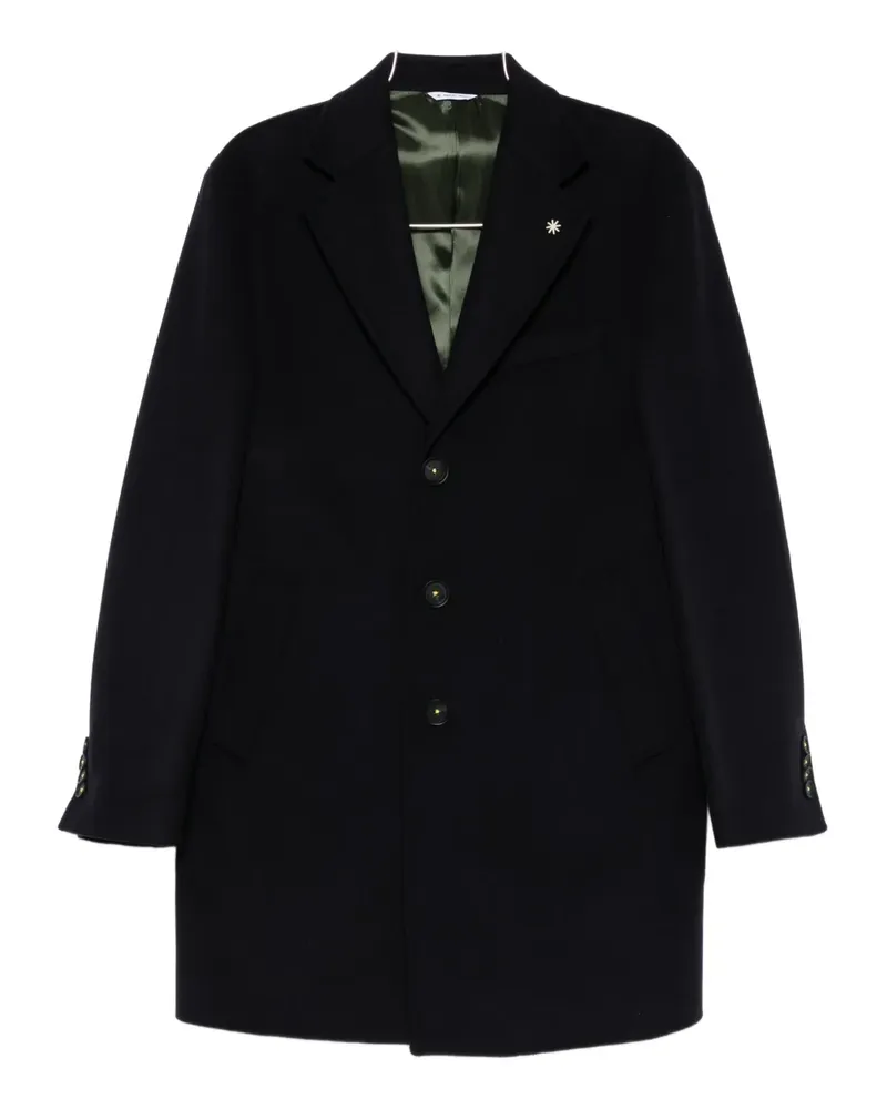Manuel Ritz single-breasted coat - Schwarz Schwarz