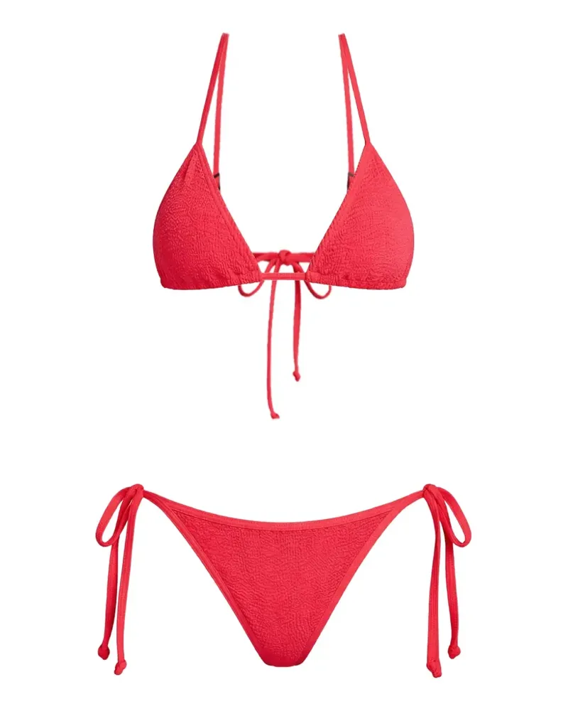 bond-eye Luana triangle bikini top - Rot Rot