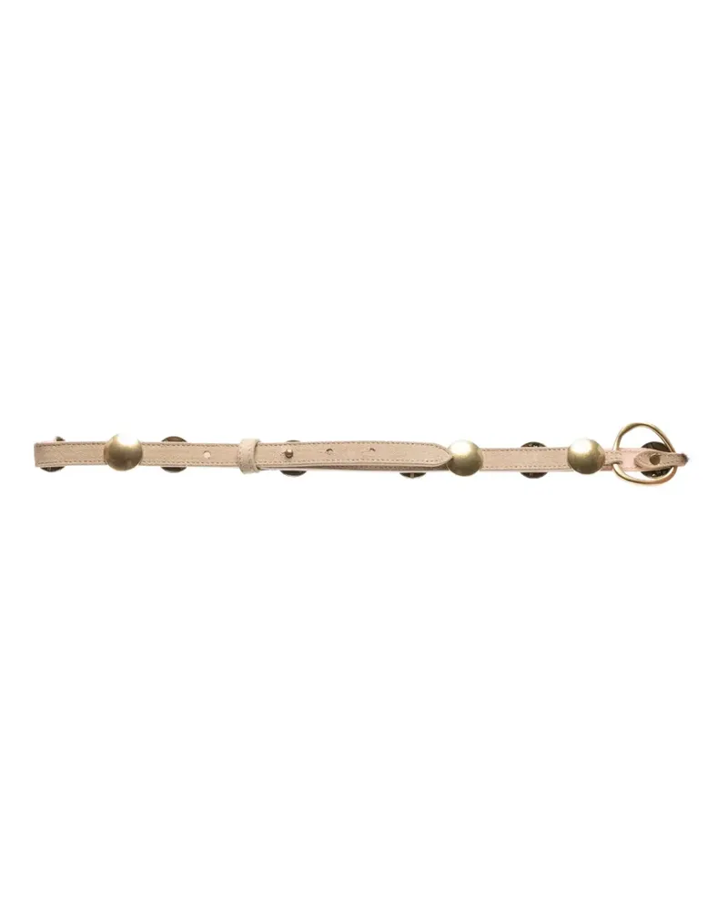 Isabel Marant studded leather belt - Nude Nude