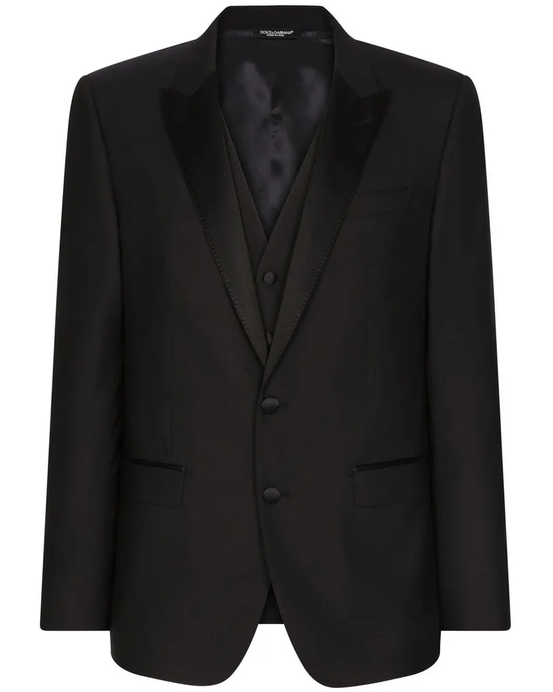 Dolce & Gabbana Dreiteiliger Martini-Fit-Anzug - Blau Blau