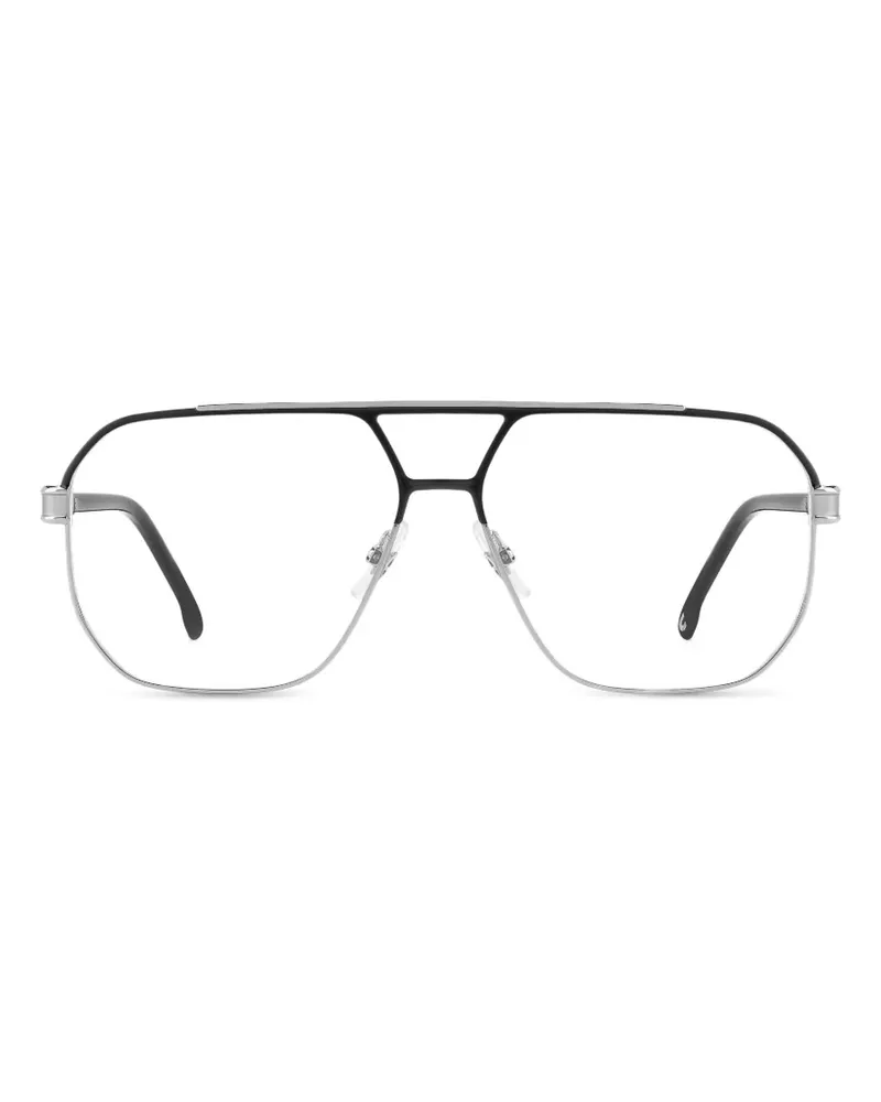 Carrera double-bridge pilot-frame glasses - Silber Silber