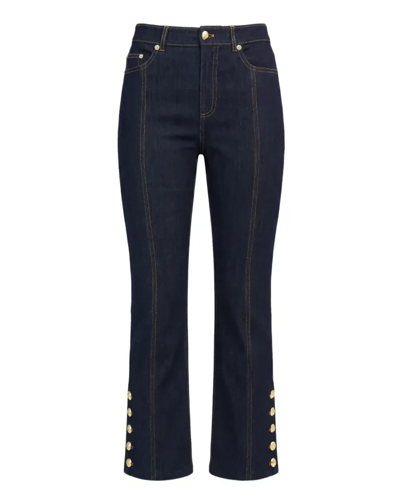 Cinq à Sept Maggie button-embellished jeans - Blau Blau