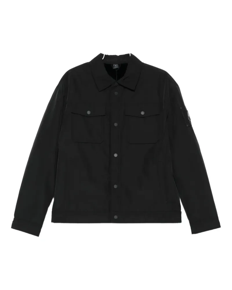 Moose Knuckles button-fastening shirt jacket - Schwarz Schwarz