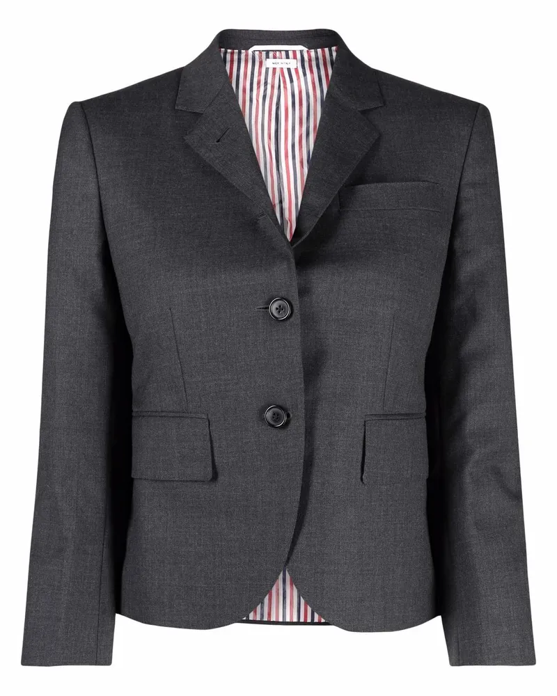 Thom Browne Einreihiger Blazer - Grau Grau