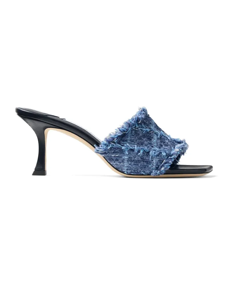 Jimmy Choo Ausgefranste Alexia Sandalen - Blau Blau