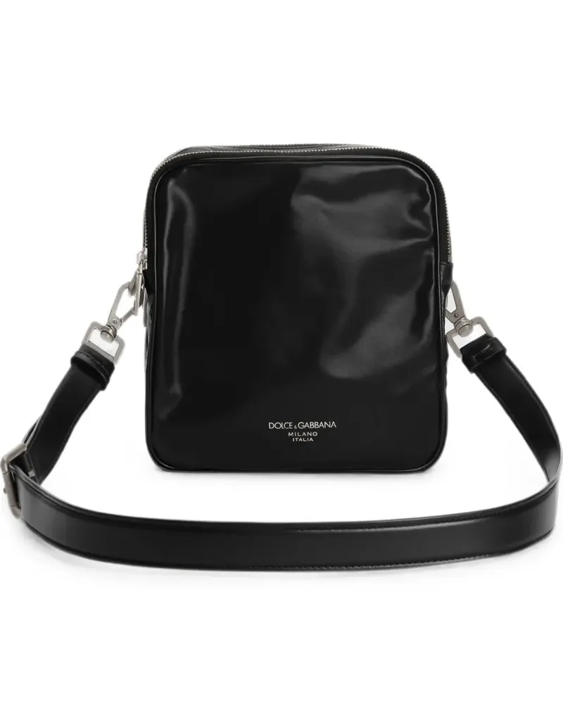 Dolce & Gabbana Schultertasche mit Reißverschluss - Schwarz Schwarz