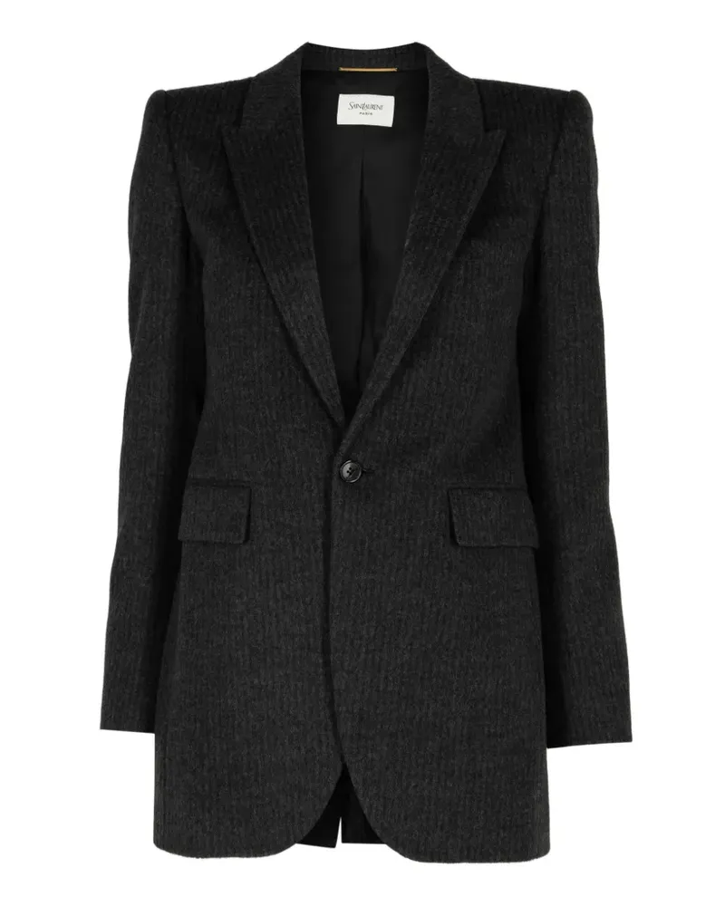 Saint Laurent single-breasted blazer - Grau Grau