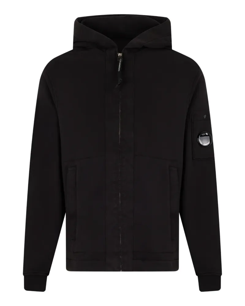 C.P. Company Lens-detail zip-up hoodie - Schwarz Schwarz