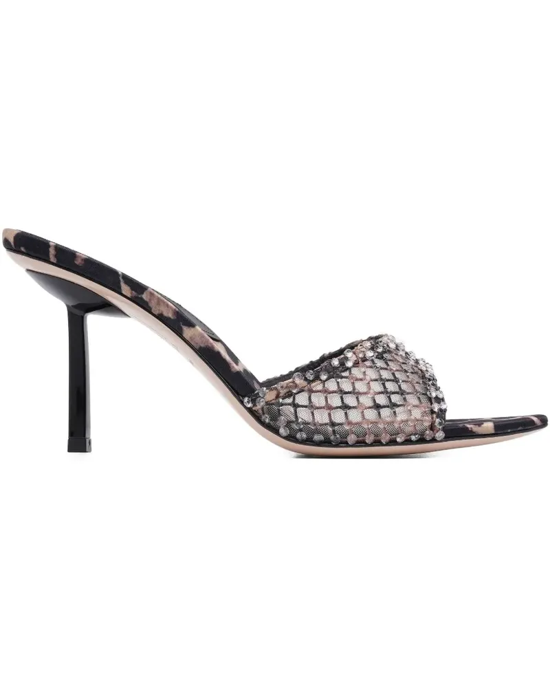 Le Silla Gilda Mules 90mm - Braun Braun