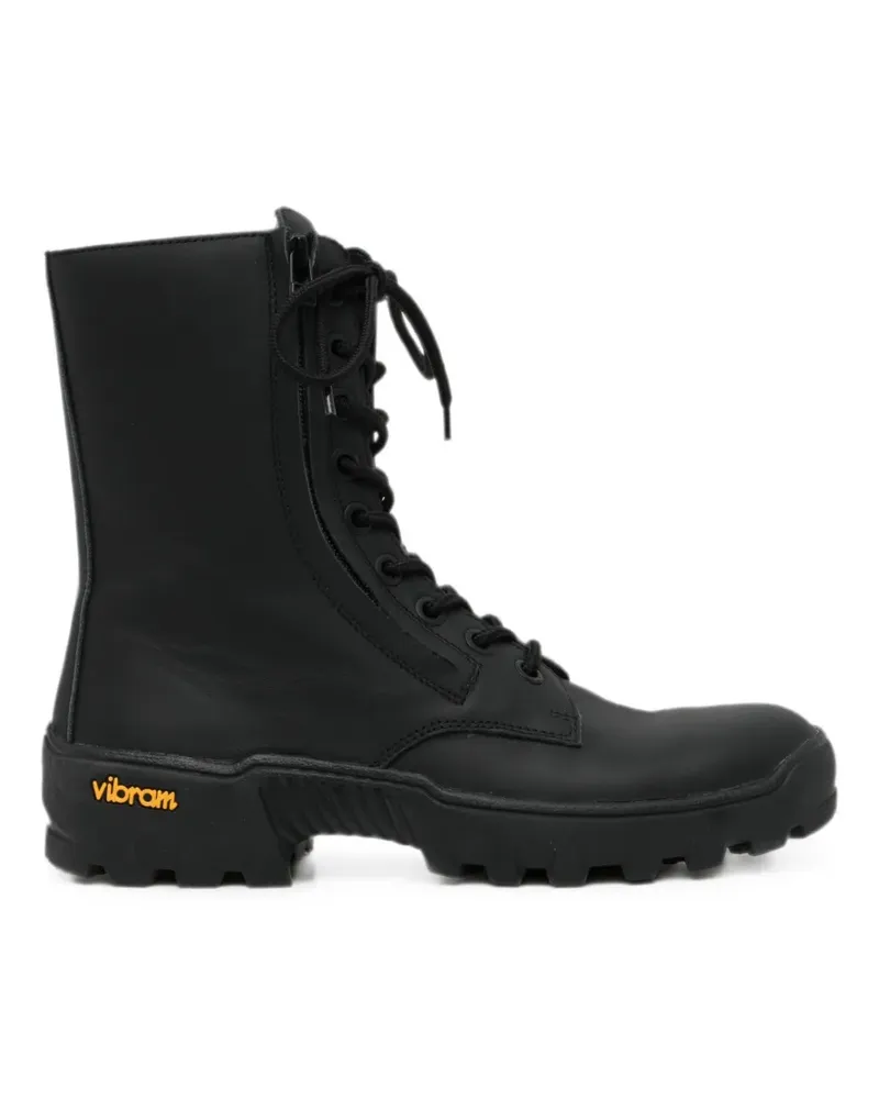 Yohji Yamamoto Klassische Stiefel - Schwarz Schwarz